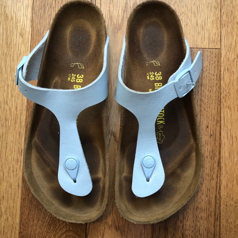 Women’s Birkenstock Gizeh Light Blue Size 38